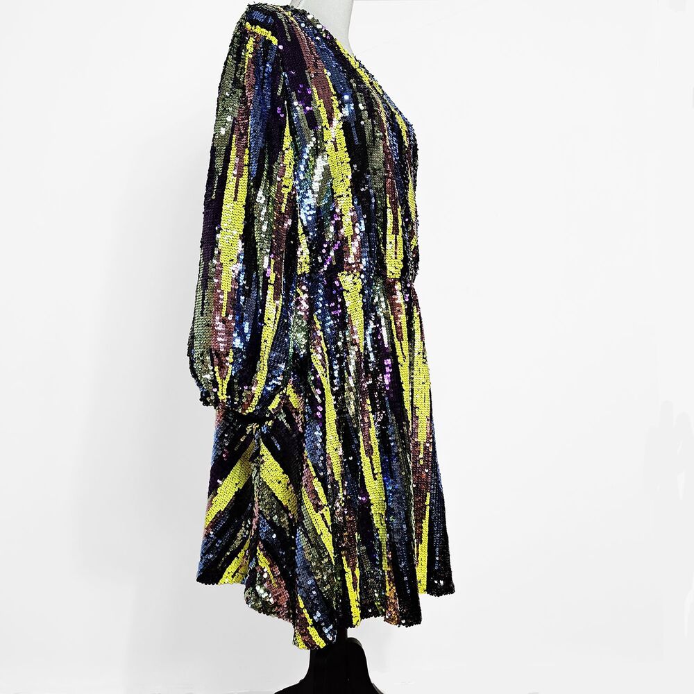 Eloquii Multicolor Sequin Midi Dress - Picture 2 of 6